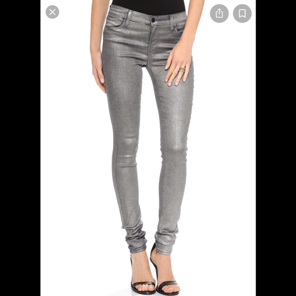 J Brand Denim - J BRAND Stacked Metallic Jeans size 29